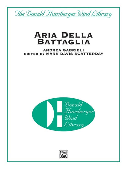 Aria Della Bataglia Concert Band Sheet Music Grade 5