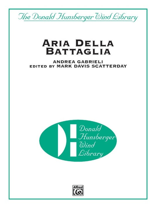 Aria Della Bataglia CB Grade 5 Conductor Score