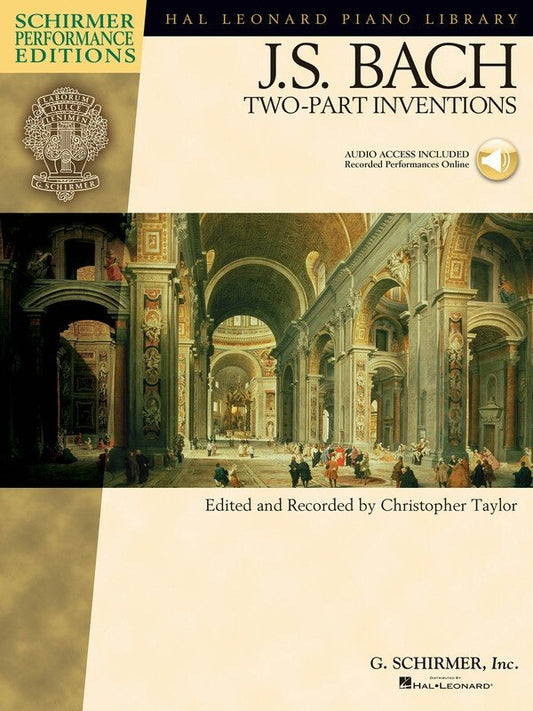J.S. Bach - Two-Part Inventions Piano Solo, 48 Pages, Schirmer Performance Editions