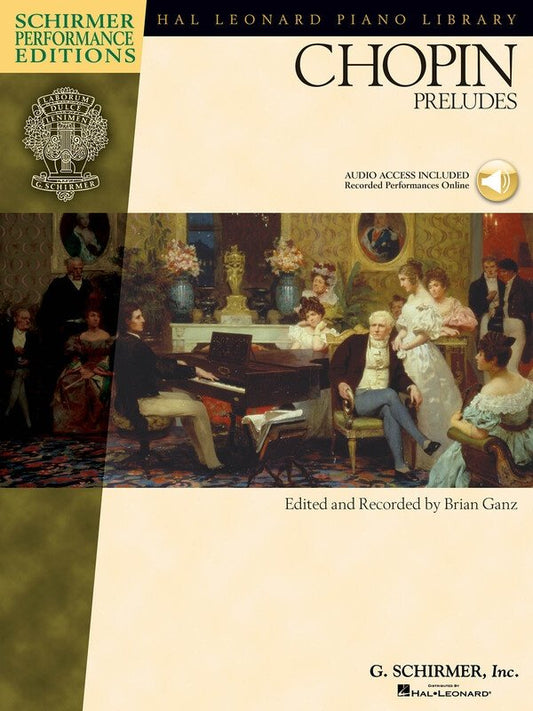 Chopin - Preludes Piano Book Schirmer Performance Editions