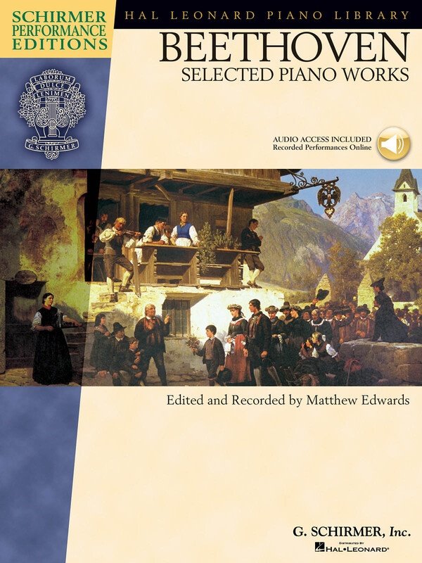 Beethoven: Selected Piano Works — Book & CD, Piano Solo (G. Schirmer)