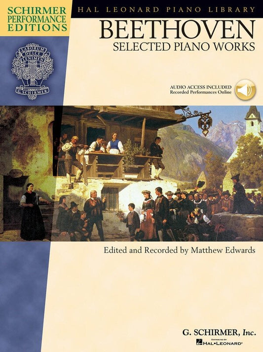 Beethoven: Selected Piano Works — Book & CD, Piano Solo (G. Schirmer)