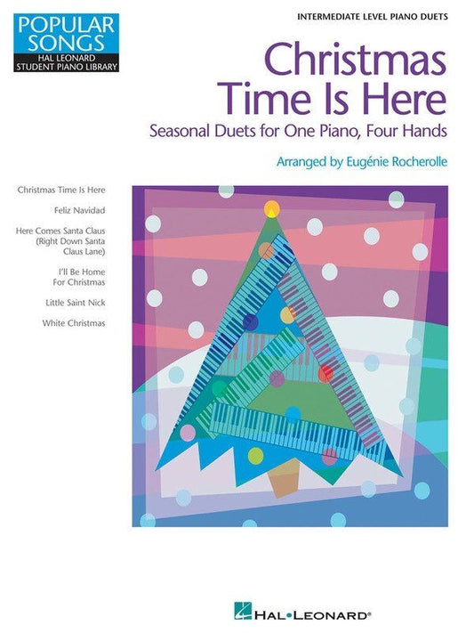 Christmas Time Is Here for Piano Duet - Hal Leonard, 32 Pages, HLSPL Popular Songs