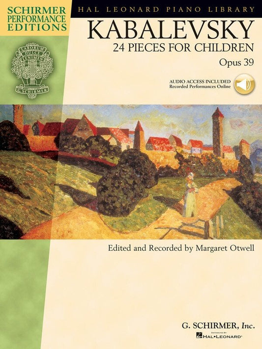 Kabalevsky: 24 Pieces for Children, Op. 39 — Book/Online Audio, Piano Solo (G. Schirmer)