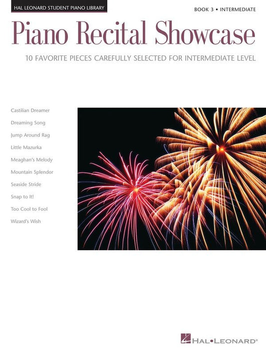 HLSPL Piano Recital Showcase Book 3 — Educational Piano Library (Hal Leonard)
