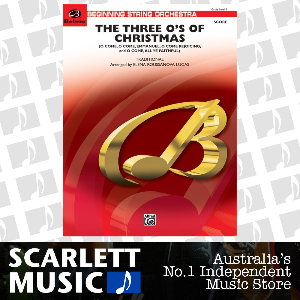 Three O'S Of Christmas String Orchestra Sheet Music Grade 2 — view 2