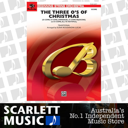 Three O'S Of Christmas String Orchestra Sheet Music Grade 2 — view 2