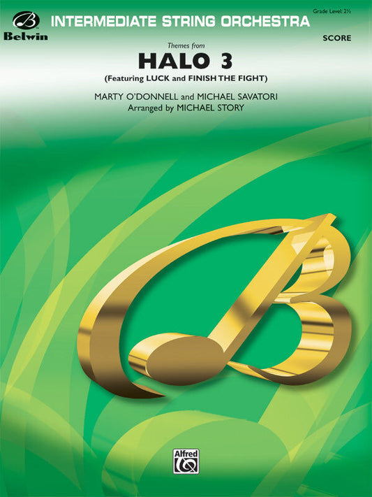 Themes from Halo 3 for String Orchestra by O'Donnell & Salvatori, Grade 2.5