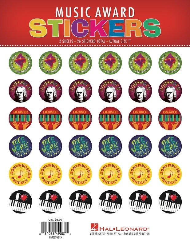 HLSPL Music Award Stickers (Hal Leonard)