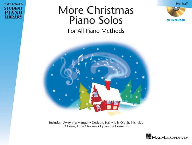 HLSPL More Christmas Piano Solos — Pre-Staff, Book/CD (Hal Leonard)