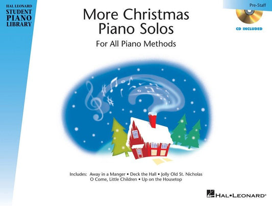HLSPL More Christmas Piano Solos — Pre-Staff, Book/CD (Hal Leonard)
