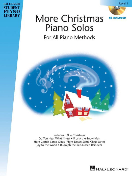 HLSPL More Christmas Piano Solos — Level 1, Book/CD (Hal Leonard)