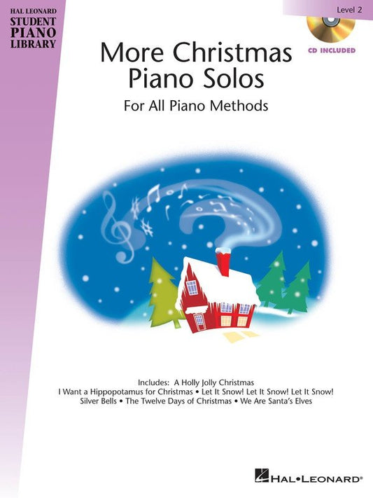 HLSPL More Christmas Piano Solos — Level 2, Book/CD (Hal Leonard)