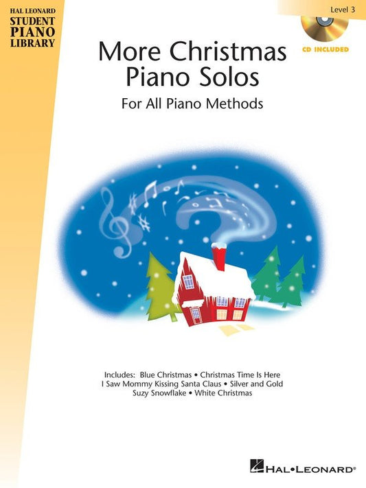 HLSPL More Christmas Piano Solos — Level 3, Book/CD (Hal Leonard)
