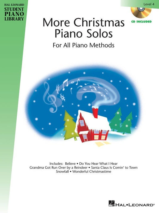 HLSPL More Christmas Piano Solos — Level 4, Book/CD (Hal Leonard)