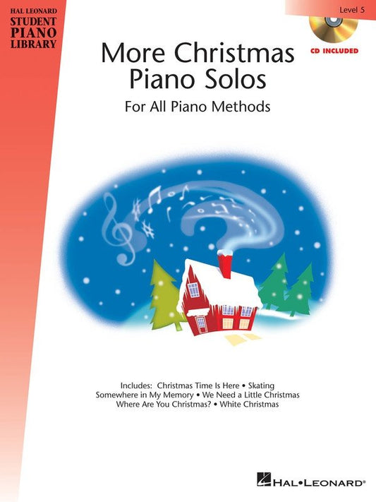 HLSPL More Christmas Piano Solos — Level 5, Book/CD (Hal Leonard)
