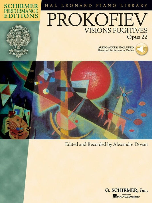 Prokofiev: Visions Fugitives, Op. 22 — Book/Online Audio, Piano Solo (G. Schirmer)