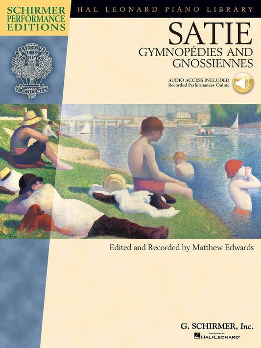 Satie: Gymnopedies and Gnossiennes — Book/Online Audio, Piano Solo (G. Schirmer)