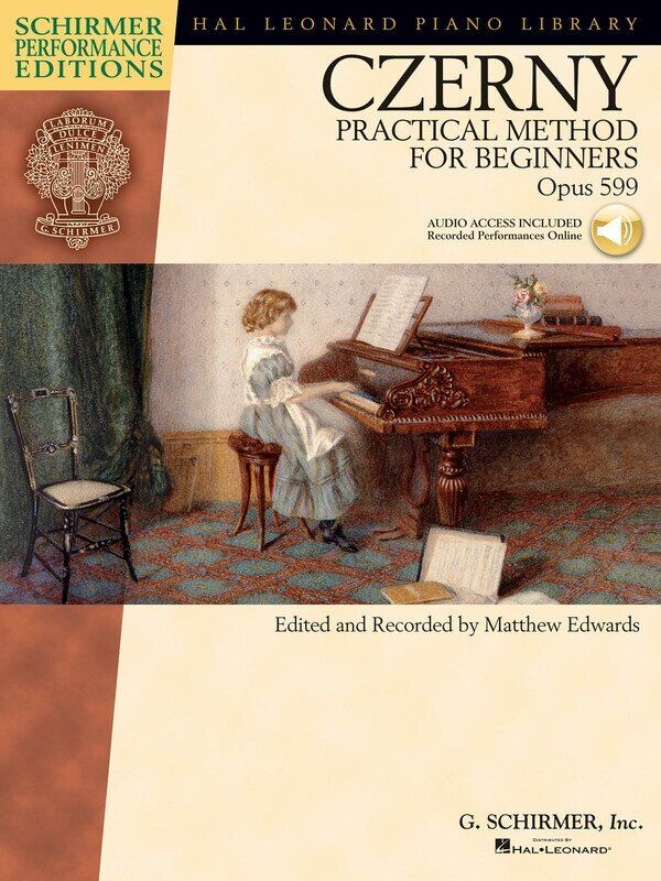 Czerny - Practical Method for Beginners, Op. 599 BK/OLA SPE, Piano Solo, 88 Pages, Schirmer Performance Editions