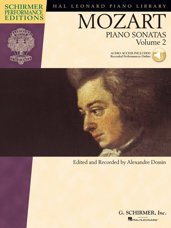 Mozart - Piano Sonatas Volume 2 Schirmer Performance Edition