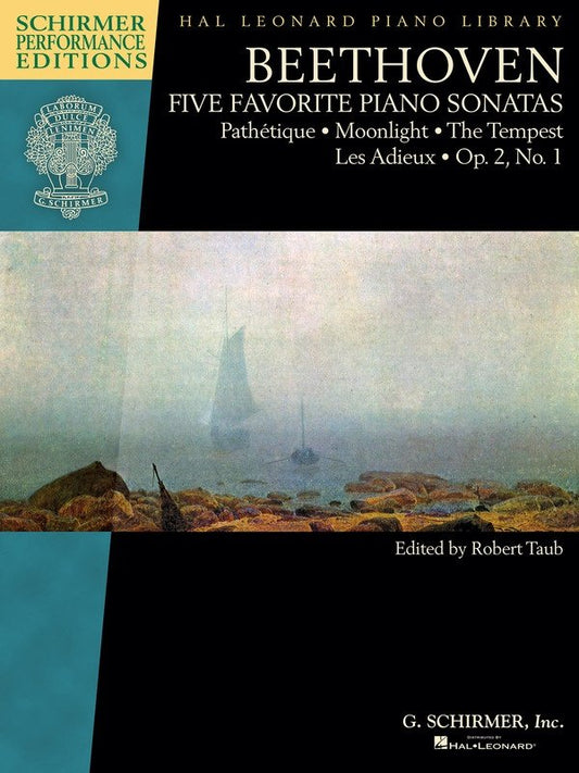 Beethoven - Five Favorite Piano Sonatas by G. Schirmer, Inc.