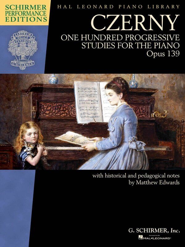 Czerny 100 Progressive Studies for Piano Op. 139, G. Schirmer Edition, 160 Pages, Schirmer Performance Editions