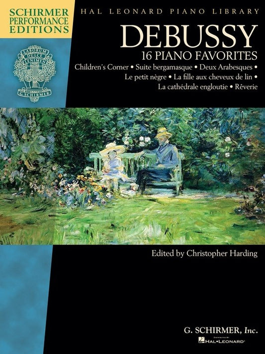 Debussy - 16 Piano Favorites Schirmer Performance Edition, 132 Pages, Includes Interpretation Notes and Performance Suggestions