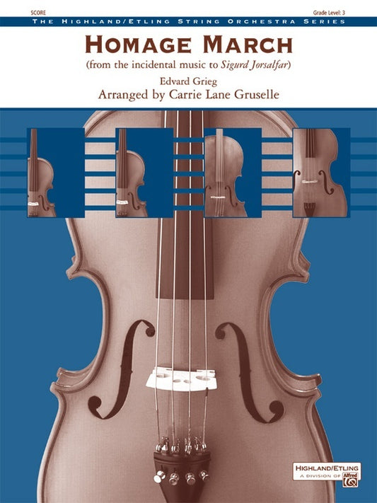 Homage March (From Sigurd JorSalfar) String Orchestra Gr 3