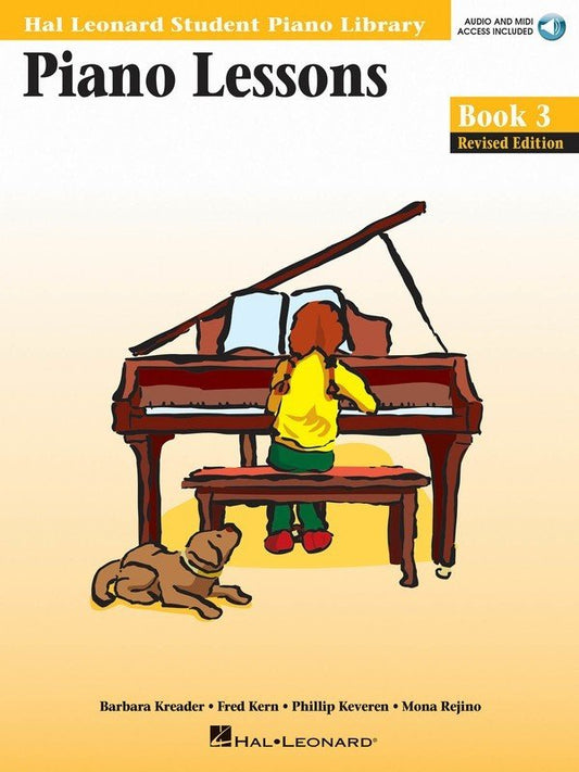 Hal Leonard Student Piano Library: Lessons Book 3 — Book & Online Audio (Hal Leonard)