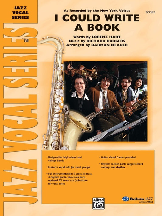 I Could Write A Book Junior Ensemble Gr 4 Conductor Score