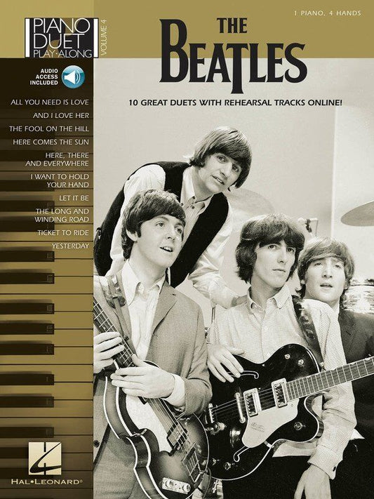 The Beatles Piano Duet Playalong Volume 4 Book with Audio Tracks