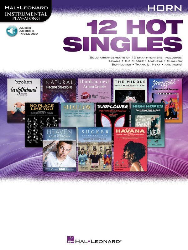 12 Hot Singles for Horn - Hal Leonard