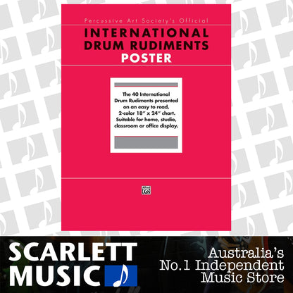 International Drum Rudiments Poster — view 2