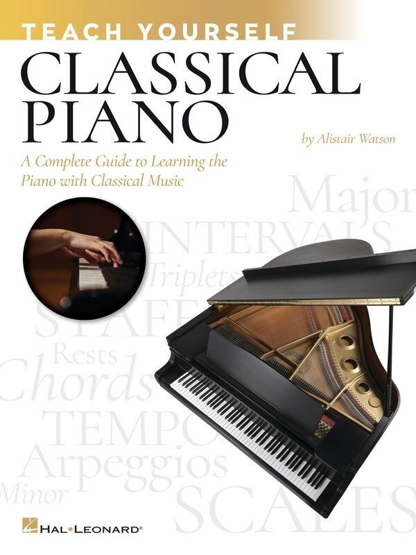 Teach Yourself Classical Piano Book by Hal Leonard, 128 Pages, Self-Taught Method for Beginners to Early Intermediate Level