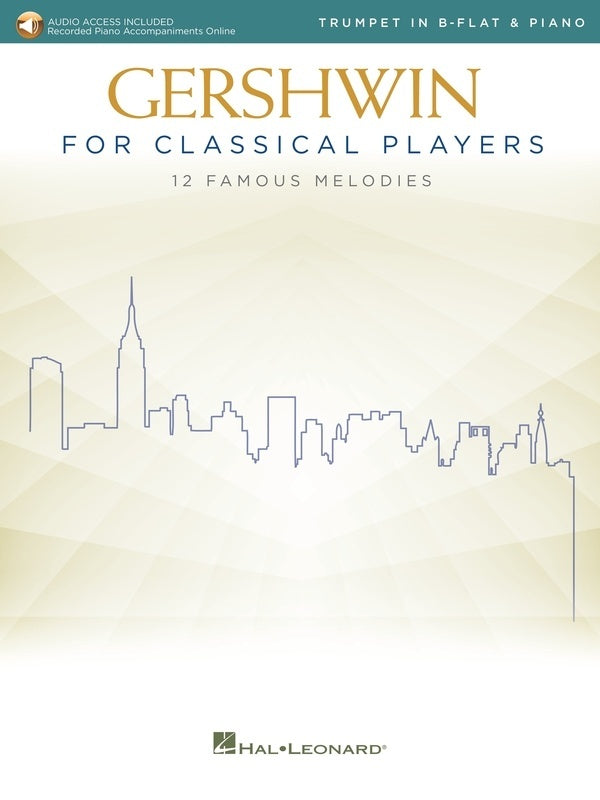 Gershwin For Classical Players Trumpet/Piano Book/Online Audio