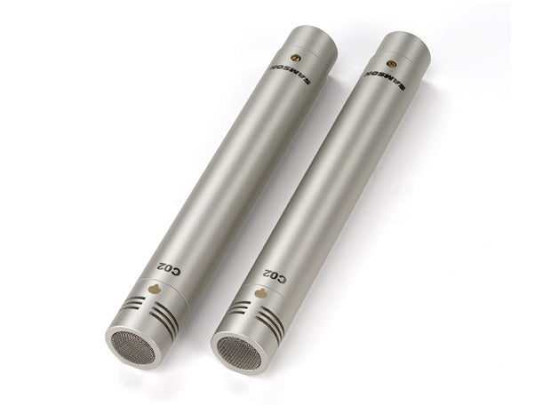 Samson Audio : C02: Matched pair Pencil Condenser Mics [pair]