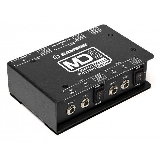 Samson MD2PRO Pro Stereo Passive Direct Box