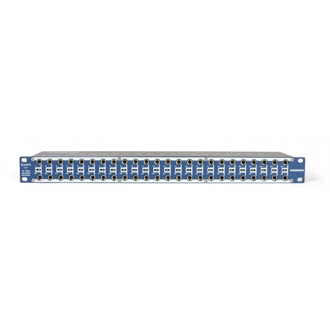 Samson S Patch plus: 48 Point patch bay w/front switchin