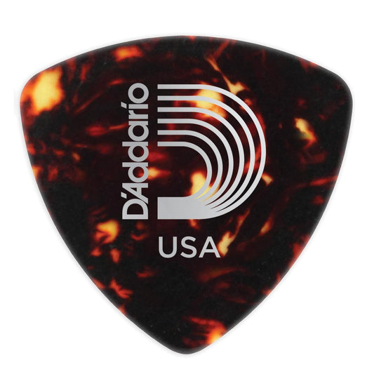 Planet Waves Shell-Color Celluloid Guitar Picks, 100 pack, Extra Heavy, Wide Shape