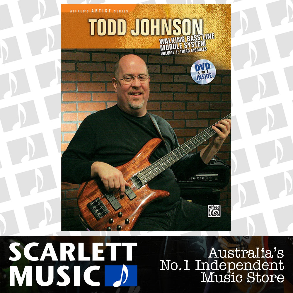 Walking Bass Guitar Vol 1 Triad Modules Book/DVD — view 2