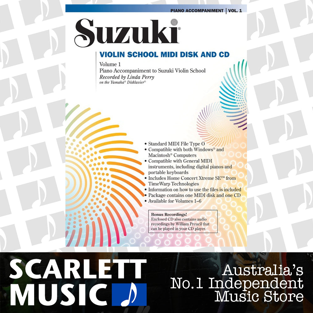 Suzuki Violin School Volume 1 Midi CD Piano Accomp — view 2