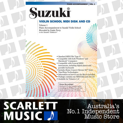 Suzuki Violin School Volume 1 Midi CD Piano Accomp — view 2