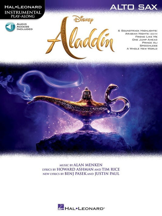Aladdin For Alto Sax Book/Online Audio