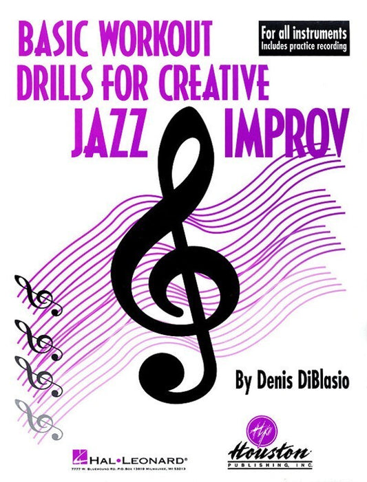 Basic Workout Drills Creative Jazz Improv Book/Cas