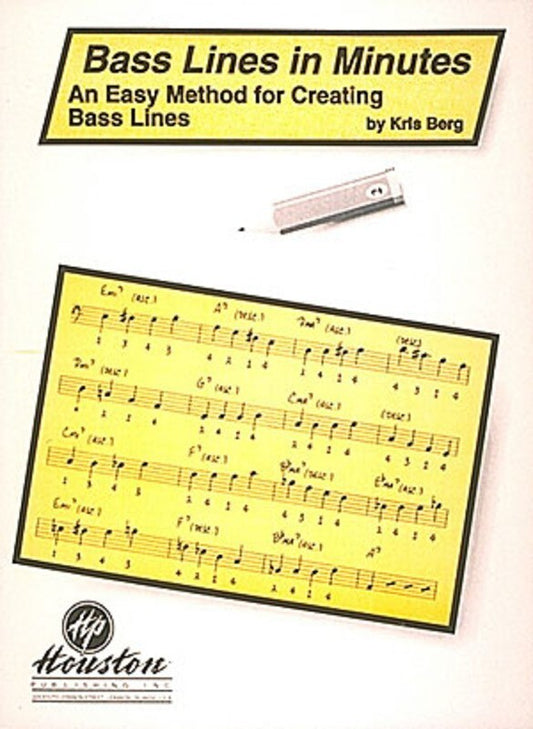 Bass Lines In Minutes Bass Guitar