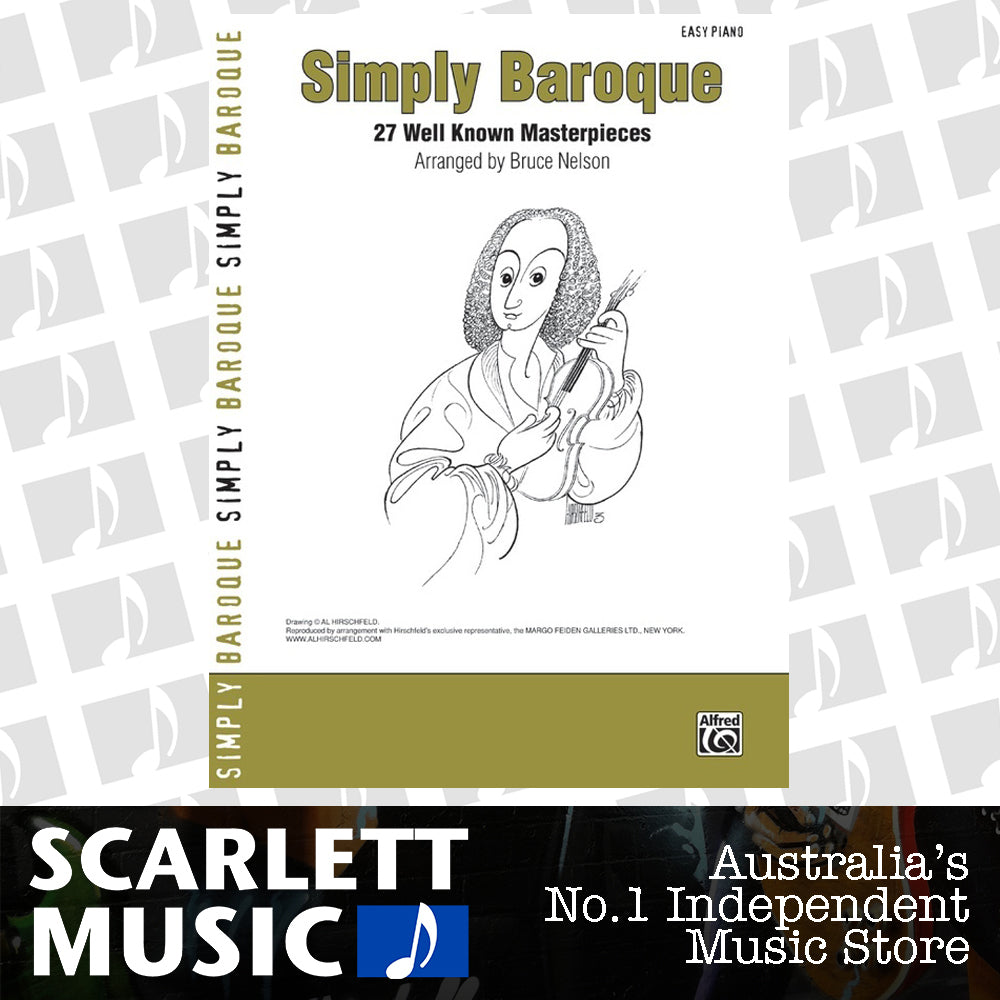 Simply Baroque Easy Piano Sheet Music — view 2