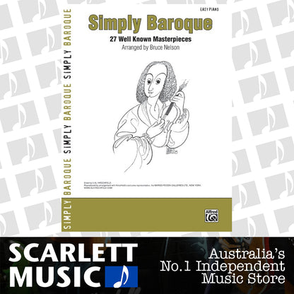 Simply Baroque Easy Piano Sheet Music — view 2