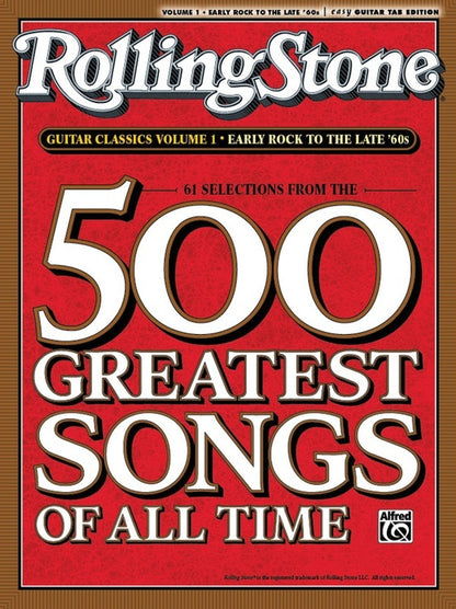 Rolling Stone 500 Greatest Songs Vol1 Easy Guitar Tab