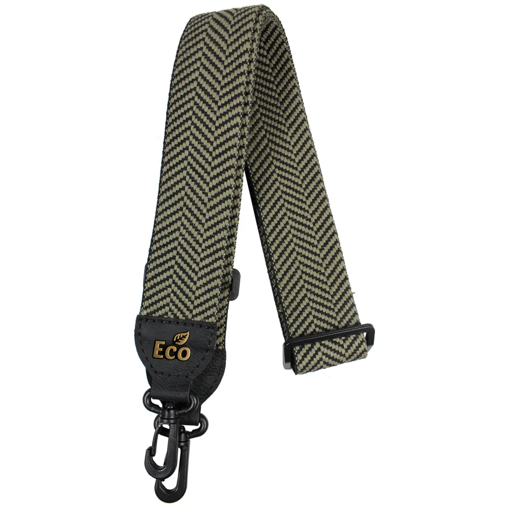 EcoStrap Banjo Strap - EcoBanjo BJ-01 Hering, 100% Recyclable Cotton, Adjustable Length 33" to 59"