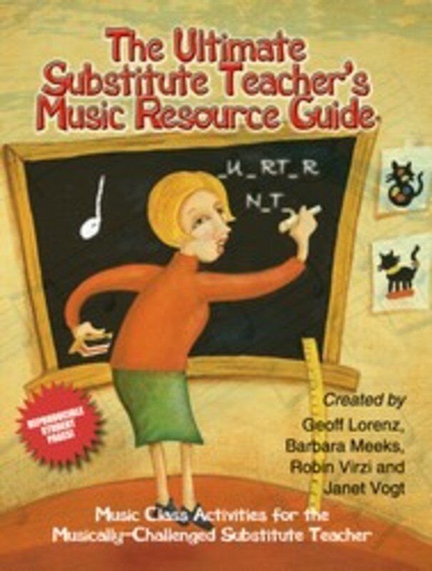 Ultimate Substitute Teacher's Music Resource Guide by Heritage Music Press, 96 Pages, Classroom Activities, No Music Background Required